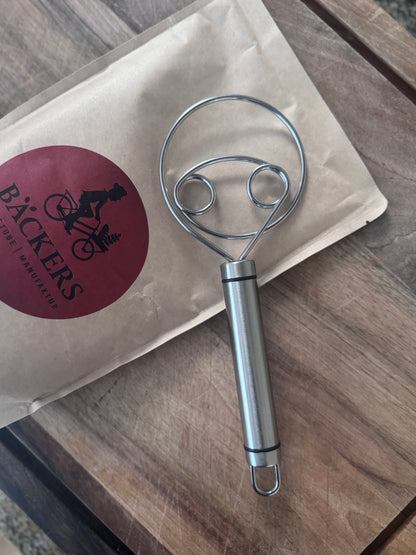 Bäckers Teigrührer aus Edelstahl