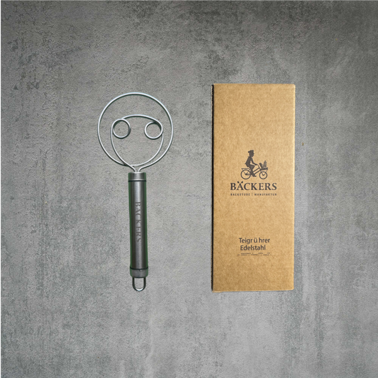 Bäckers Teigrührer aus Edelstahl