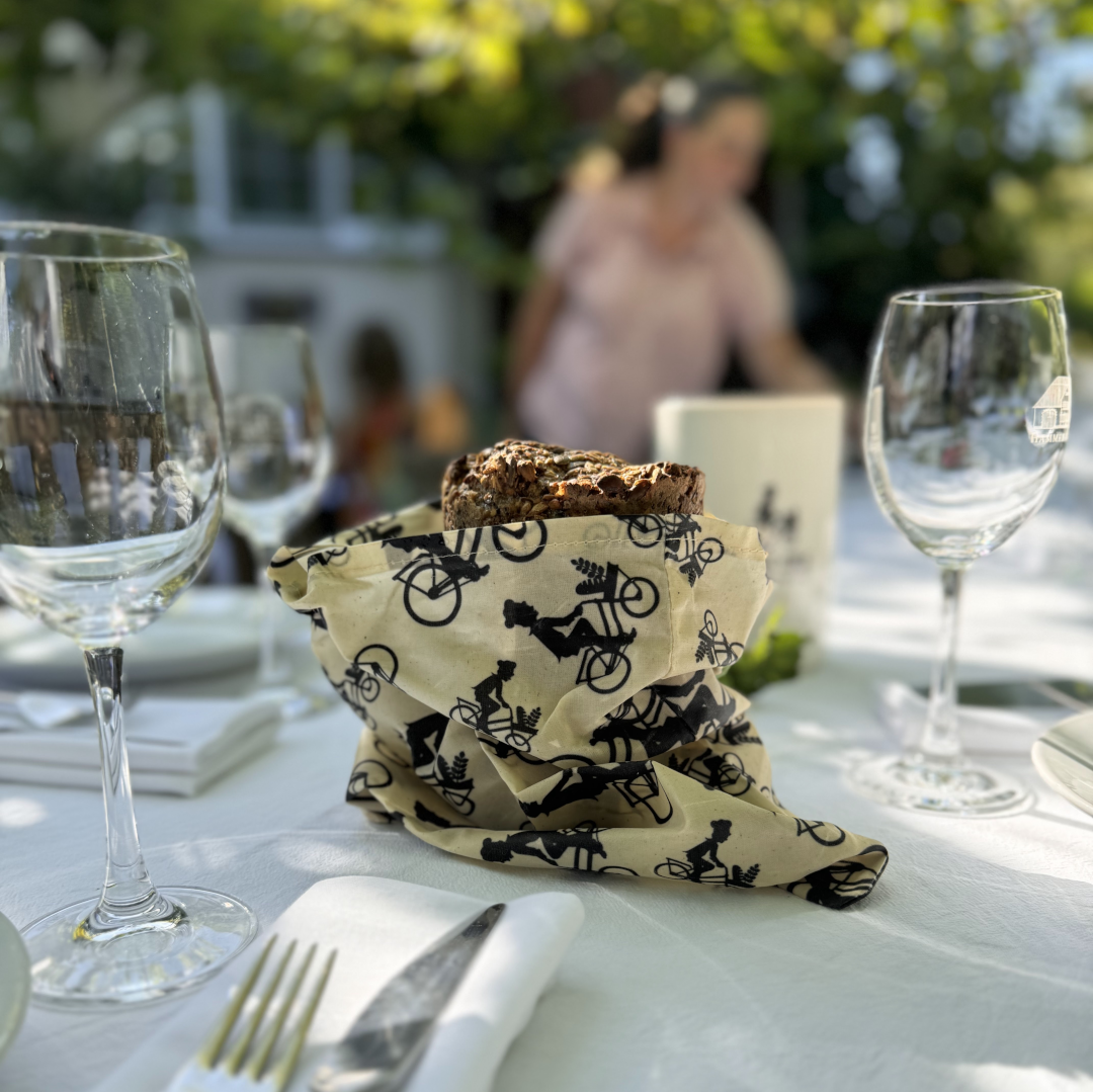 Bäckers Brotbeutel aus Bienenwachstuch